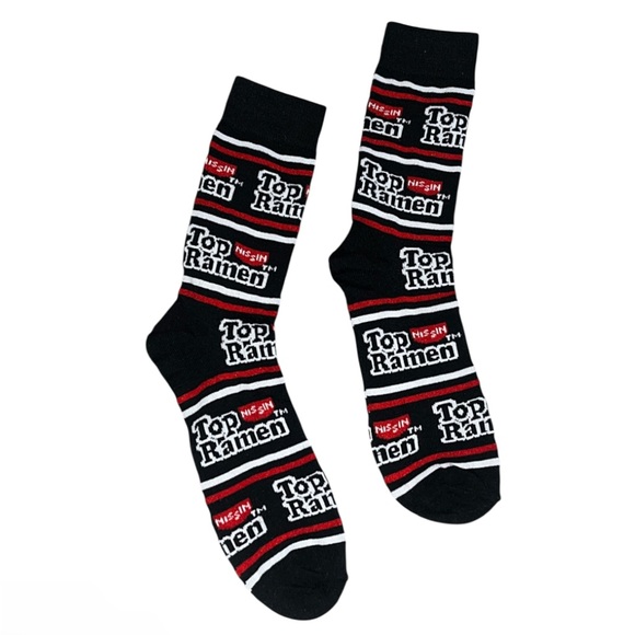 Top Ramen Noodles Soup Novelty Socks NWT - Picture 5 of 9